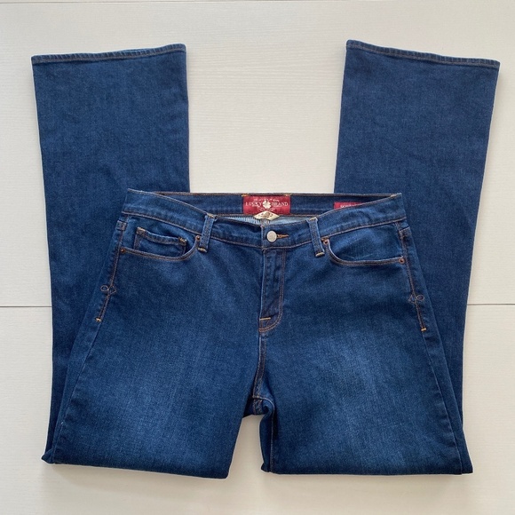 Lucky Brand Sofia Boot Jeans Dark Wash Size 14/32 Regular - Picture 4 of 14